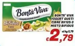 Idromarket Bonta' Viva Yogurt Gusti Fibre Misto Bifidus offerta