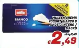 Idromarket Muller crema yogurt bianco offerta