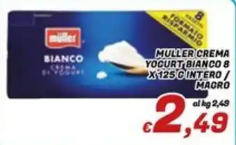 Muller crema yogurt bianco