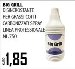 Big Food Big Grill disincrostante per grassi cotti carbonizzati spray offerta