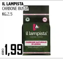 Big Food Carbone naturale di legna il lampista offerta