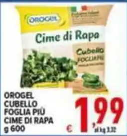 Iper Triscount Orogel cime di rapa cubello foglia più offerta