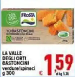 Iper Triscount La Valle degli Orti Bastoncini verdure/spinaci offerta