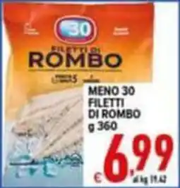 Iper Triscount Filetti di rombo offerta