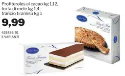 GrosMarket Profiteroles al cacao offerta
