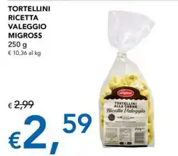 Migross Supermercati e Market Tortellini alla carne Ricetta Valeggio offerta