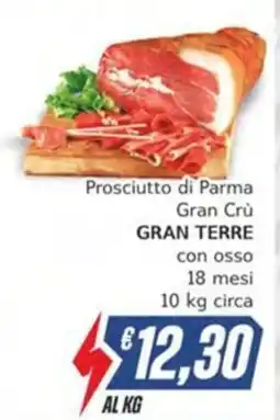 Italy Cash Prosciutto di Parma Gran Crù Gran Terre offerta