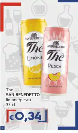Italy Cash Thè SAN BENEDETTO offerta