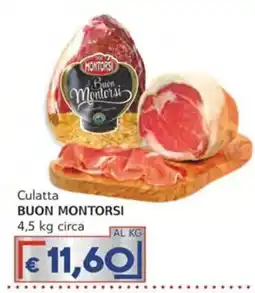 Italy Cash Culatta Buon Montorsi offerta