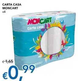Migross Supermercati e Market Carta casa Moncart offerta