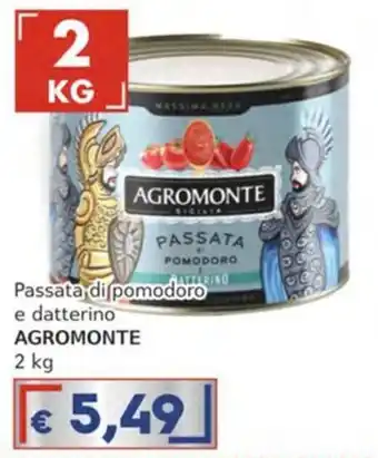 Passata di pomodoro e datterino Agromonte