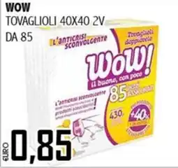 Big Food Tovaglioli Wow! offerta
