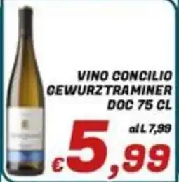 Idromarket Vino Concilio Gewurztraminer offerta