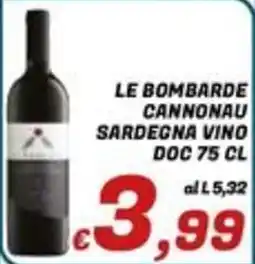 Idromarket Le Bombarde Cannonau Sardegna Vino offerta