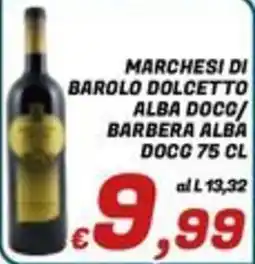 Idromarket Marchesi di Barolo Dolcetto Alba DOCG/Barbera Alba DOCG offerta