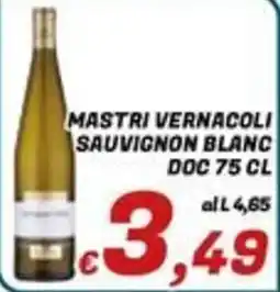 Idromarket Mastri Vernacoli Sauvignon Blanc offerta