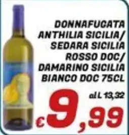 Idromarket DonnaFugata Anthilia Sicilia/ Sedara Sicilia Rosso DOC/ Damarino Sicilia Bianco DOC offerta