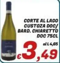 Idromarket Corte al Laco Custozza DOC/ Bard Chiaretto DOC offerta
