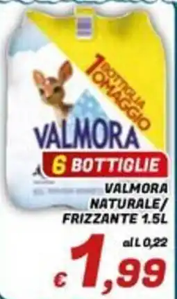 Idromarket Valmora naturale/frizzante offerta