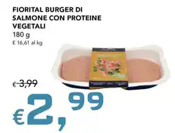 Migross Supermercati e Market Fiorital burger di salmone con proteine vegetali offerta