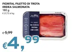 Migross Supermercati e Market Fiorital filetto di trota iridea salmonata offerta