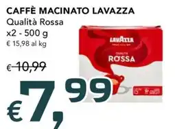 Migross Supermercati e Market Caffè macinato Lavazza Qualità Rossa offerta