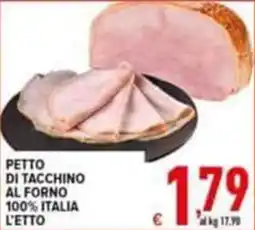 Iper Triscount Petto di tacchino al forno offerta