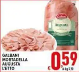 Iper Triscount Galbani Mortadella Augusta offerta