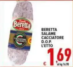Iper Triscount Beretta salame cacciatore offerta