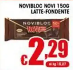 Sacoph Novibloc Novi latte-fondente offerta