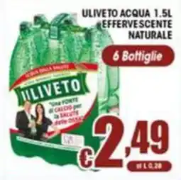 Sacoph Uliveto acqua effervescente naturale offerta