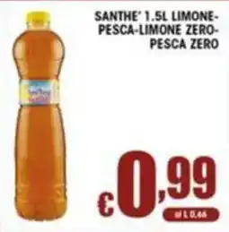 Sacoph Santhe limone-pesca zero offerta