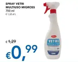 Migross Supermercati e Market Spray vetri multiuso Migross offerta