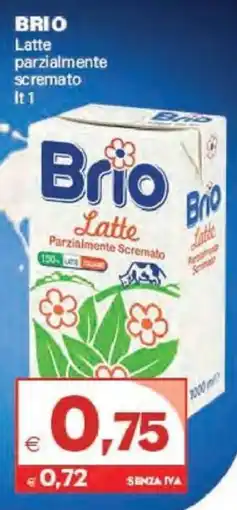 Boningros Cash and Carry Brio Latte Parzialmente Scremato offerta