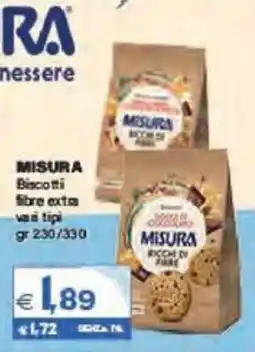 Boningros Cash and Carry Misura Biscotti fibre extra offerta