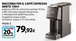 Ipercoop Macchina per il caffè espresso Ariete 13041 offerta