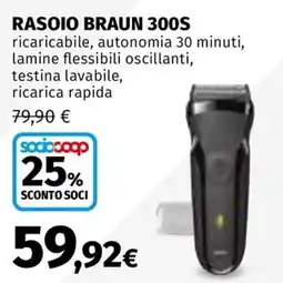 Ipercoop Rasoio Braun 300S offerta