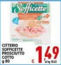 Iper Triscount Citterio Sofficette Prosciutto Cotto offerta