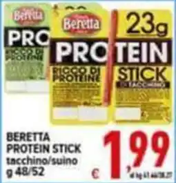 Iper Triscount Beretta protein stick tacchino/suino offerta