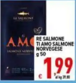Iper Triscount Re Salmone ti amo salmone norvegese offerta