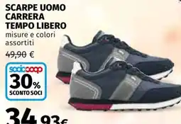 Ipercoop Scarpe uomo Carrera tempo libero offerta