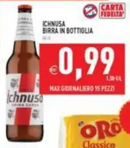 Pim Supermercati Ichnusa birra in bottiglia offerta