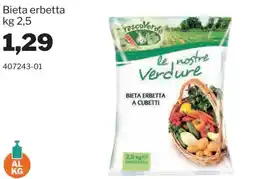 GrosMarket rescoVerde le nostre Verdure Bieta Erbetta offerta