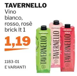 GrosMarket Tavernello Vino bianco, rosso, rosè offerta