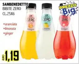 Big Food San Benedetto bibite zero offerta