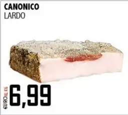 Big Food Canonico Lardo offerta