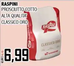 Big Food Prosciutto cotto classico oro Raspini offerta