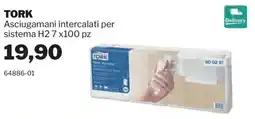 GrosMarket Tork asciugamani intercalati per sistema H2 offerta