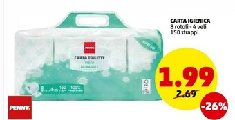 PENNY Penny carta igienica offerta