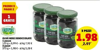 PENNY Olive nere denocciolate offerta